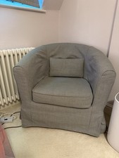 Ikea grey armchair for sale  GODSTONE
