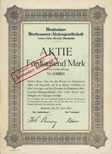 Blatzheimer bierbrauerei gebr. d'occasion  Expédié en Belgium