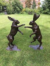 Bronze boxing hares for sale  RETFORD