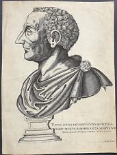 Stampa antica tito usato  Roma