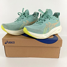 Tênis Asics Gel Nimbus 26 Feminino Tamanho 7.5 Amarelo de Segurança Celadon Leve comprar usado  Enviando para Brazil
