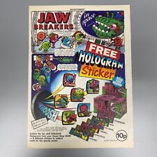 Jaw breakers hologram for sale  ASHFORD