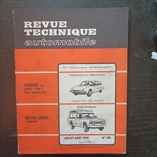 Revue technique matra d'occasion  Avignon