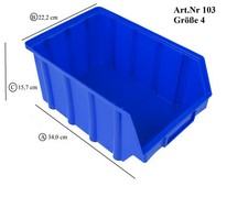 Stück stapelboxen blau gebraucht kaufen  Wittlich-Umland