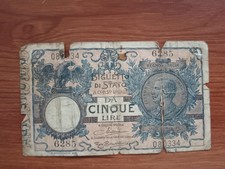 Regno italia banconota usato  Messina