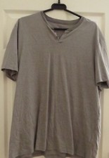 Grey henley style for sale  PONTYPRIDD
