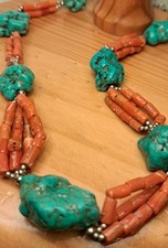 Bijou collier corail d'occasion  Paris XVIII