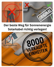 Usado, PV Kabeldurchführung Solarziegel Ziegeldach Solarkabel MC4 Stecker Lüfterziegel comprar usado  Enviando para Brazil
