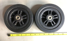(2) Pneu/aro dianteiro antiponta/traseiro rodízio rodas preto para Jazzy 614 EVO 614 HD comprar usado  Enviando para Brazil