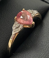 9ct gold morganite for sale  BARNSLEY