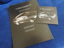 Catalogue mansory cd d'occasion  Saint-Cyr-sur-Mer