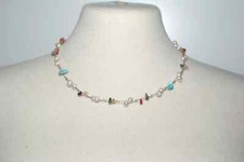 Multi gemstone necklace for sale  SHOREHAM-BY-SEA