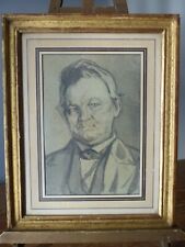 Portrait homme lavis d'occasion  Ussac