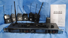 Sistema de monitor intra-auricular sem fio W IN-MIX EM200 UHF 2 canais 6 bodypacks **BOM** comprar usado  Enviando para Brazil