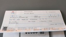 Zugticket personen . gebraucht kaufen  Traunstein