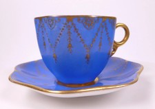Coalport blue gold for sale  RIPLEY