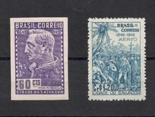Usado, RHM:BR C-245 BR A-72 1949 Brasil 4° centavos. DA FUND. DE SALVADOR/BA E DO GOVERNO comprar usado  Enviando para Brazil