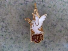 Distintivo de broche Pigeon of Peace (МИР) comprar usado  Enviando para Brazil