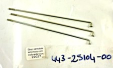 Usado, Roda dianteira 3 raios 1974-75 Yamaha DT-125/175 FABRICANTE DE EQUIPAMENTO ORIGINAL 443-25104-00 L=180mm D=3,18mm comprar usado  Enviando para Brazil