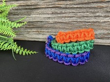 Usado, Braceletes feitos à mão paracord Cobra Weave, em várias cores e tamanhos. Você escolhe comprar usado  Enviando para Brazil
