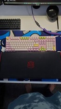 Teclado mecânico Dustsilver K84 com fio RGB luz de fundo hot-swapable gamer teclado comprar usado  Enviando para Brazil