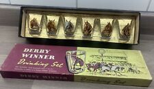 Usado, Vintage Derby Winner Shot Drinking Set x 6. Copos retrô para cavalos. 1930’s - 50’s. comprar usado  Enviando para Brazil