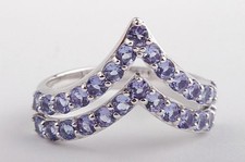 Tansanit ring 750 gebraucht kaufen  München