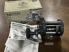 Carretel de pesca vintage Shimano Triton nível 200-G na caixa com papéis comprar usado  Enviando para Brazil