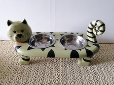 Fressnapf holzkatze katzennapf gebraucht kaufen  Ebersbach