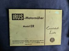 Ersatzteilliste irus motormäh gebraucht kaufen  Vogt