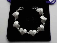 Pretty heart bracelet for sale  AYLESBURY