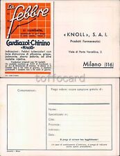 Pubblicita cardiazol chinino usato  Italia