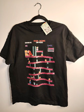 Super Mario - Donkey Kong & Prinzessin Herren Bio Baumwolle Shirt Schwarz M comprar usado  Enviando para Brazil