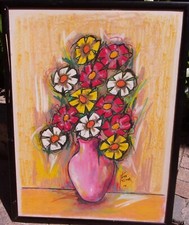 Grande gouache juan d'occasion  Le Beausset
