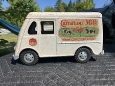 Usado, Vintage Tonka 1955 Carnation Milk Metro Caminhão de Brinquedo de Aço Prensado Van comprar usado  Enviando para Brazil