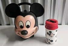 Usado, Lancheira e garrafa térmica vintage 1989 Disney Aladdin Industries Mickey Mouse comprar usado  Enviando para Brazil