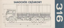 JELCZ 316 1969 LORRY BROCHURE PROSPEKT CATALOGUE CATALOGO FOLDER, używany na sprzedaż  PL