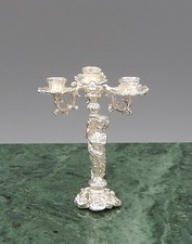 Candelabro antigo de prata esterlina querubim casa de bonecas artesanal do Reino Unido miniatura 1:12 comprar usado  Enviando para Brazil