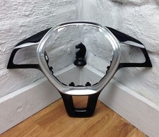 Acabamento de volante VW Amarok genuíno 5G0419091. Piano preto e prata.   9C1, usado comprar usado  Enviando para Brazil