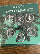 Vtg pewter christmas for sale  Omaha