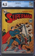 Superman cgc 4.5 for sale  Gainesville