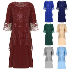 Vestido de noite feminino coquetel plus size 2 peças terno elegante mãe da noiva, usado comprar usado  Enviando para Brazil