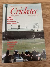 Cricketer international januar for sale  CARDIFF