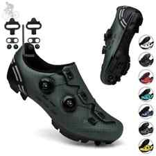 Sapatos masculinos de ciclismo autobloqueio montanha bicicleta velocidade calçado com trava Spd comprar usado  Enviando para Brazil