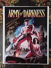 Foto assinada por Bruce Campbell 11x14 polegadas semi brilho exército das trevas certificado de autenticidade + emblema incl, usado comprar usado  Enviando para Brazil