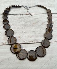 Halskette collier perlmuttkett gebraucht kaufen  Köln