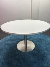 Round white table for sale  CHEADLE