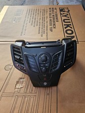 Painel de controle de placa frontal de rádio Ford Fiesta 2011-2013 fabricante de equipamento original com aberturas AE8T18K811AA, usado comprar usado  Enviando para Brazil