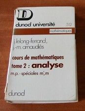 Cours mathématiques tome d'occasion  Arras