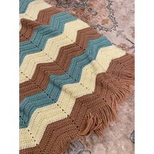 Retro crochet afghan for sale  Harleysville